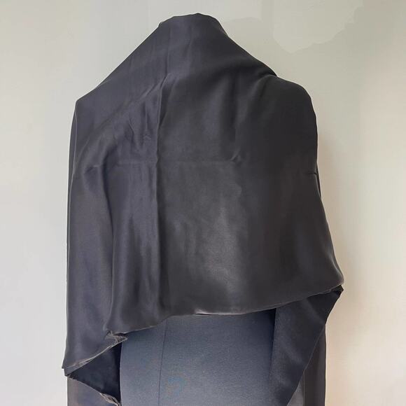 BLACK Sequin Beaded Lined Long Shawl Wrap Scarf Formal Wedding Cocktail - Picture 5 of 7